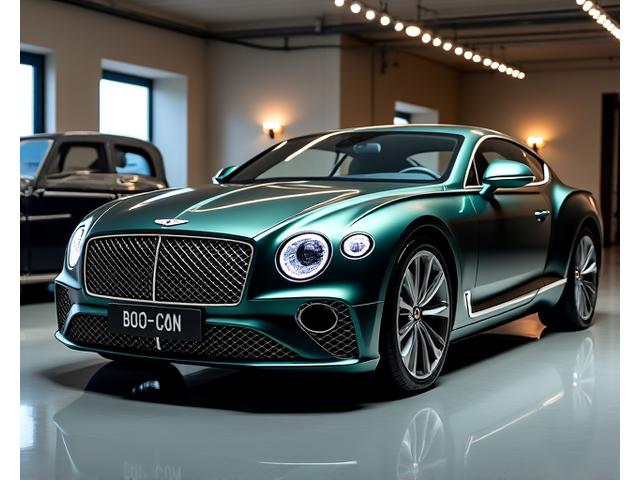 Eleganter Bentley in einer Werkstatt